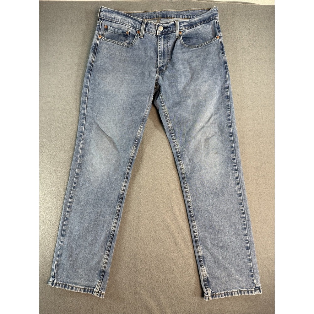 Levi's 559 Jeans Mens 34x31 Med Wash Blue Relaxed Straight Stretch Denim Casual